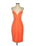 Veronica Beard Color Block Orange Cocktail Dress Size 2 - photo 1