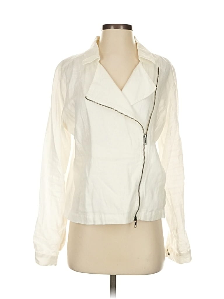 Click to view more detailed imagery on our partner's website Pre-owned Eileen Fisher Jacket In White