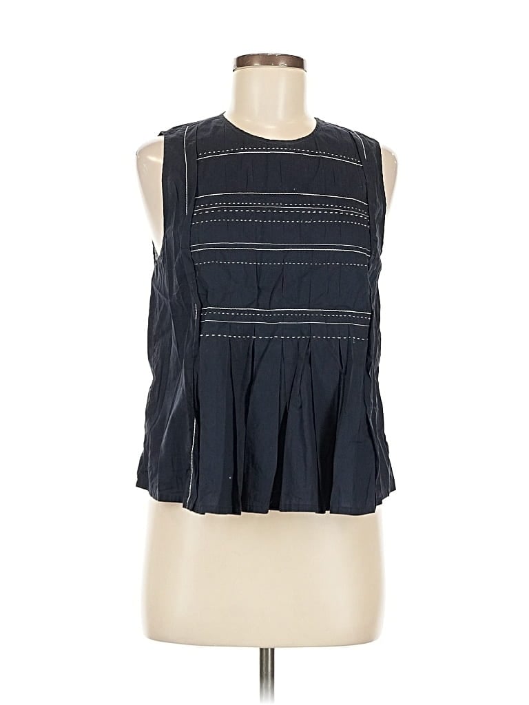 Pre-owned Façonnable Sleeveless Blouse In Blue