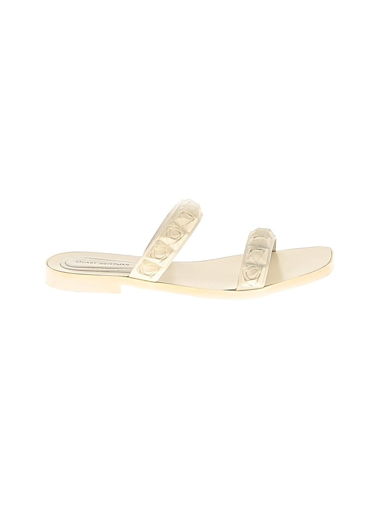 Pre-owned Stuart Weitzman Sandals In White