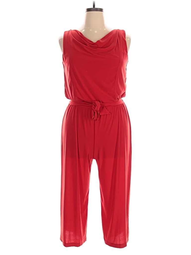 Pre-owned Emma & Michele Jumpsuit In Red