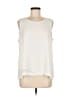 Chico's 100% Polyester Ivory Sleeveless Blouse Size Med (1) - photo 1