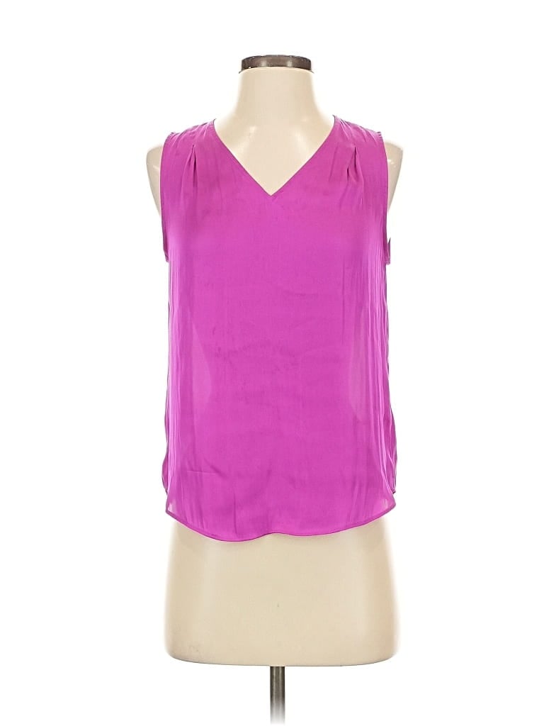 Pre-owned Banana Republic Sleeveless Blouse In Purple