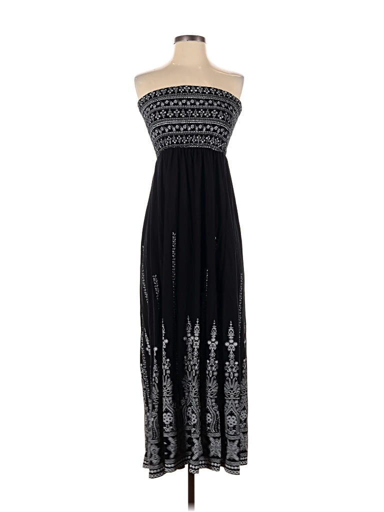 Pre-owned Almost Famous Casual Dress In Black