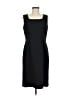 Coldwater Creek 100% Polyester Solid Black Cocktail Dress Size 8 - photo 1