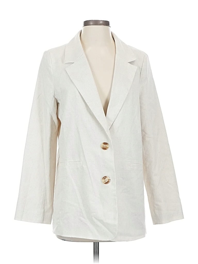 AND NOW THIS Pre-owned Blazer Jacket In White