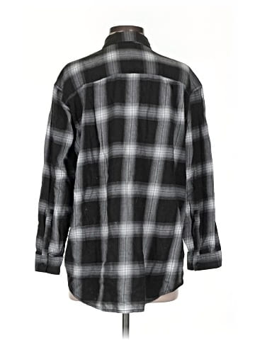 CALVIN KLEIN JEANS 3/4 Sleeve Button-Down Shirt (view 2)