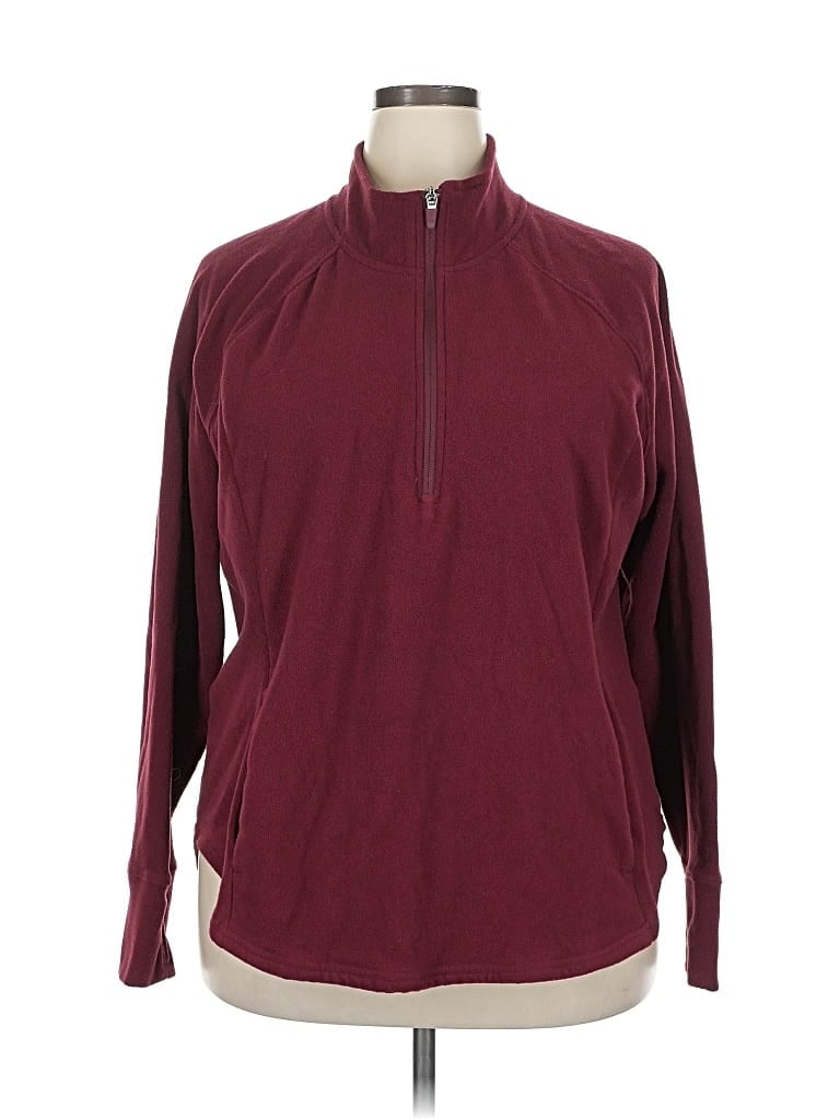 Pre-owned Active By Old Navy Pullover Sweater In Burgundy