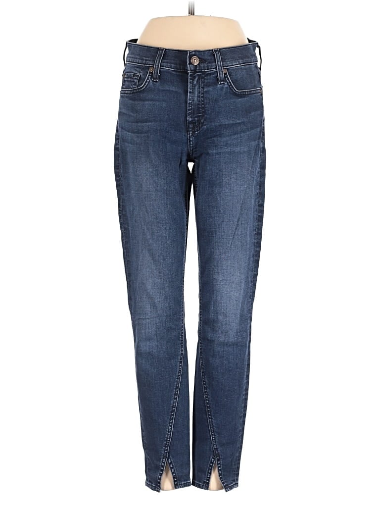 Pre-owned 7 For All Mankind Jeans In Blue