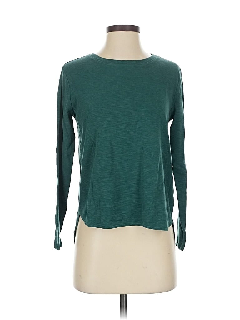 Pre-owned Kirkland Signature Long Sleeve T-shirt In Green