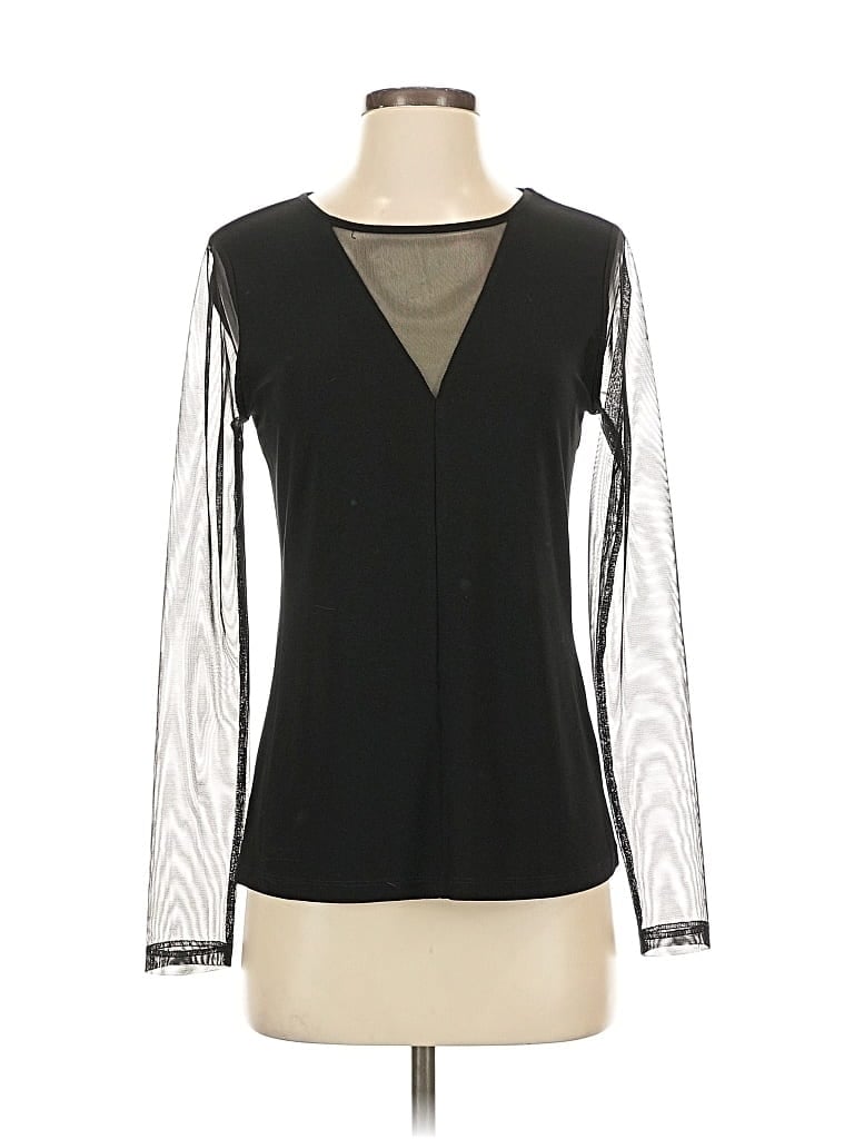 DKNY Pre-owned Long Sleeve Blouse In Black