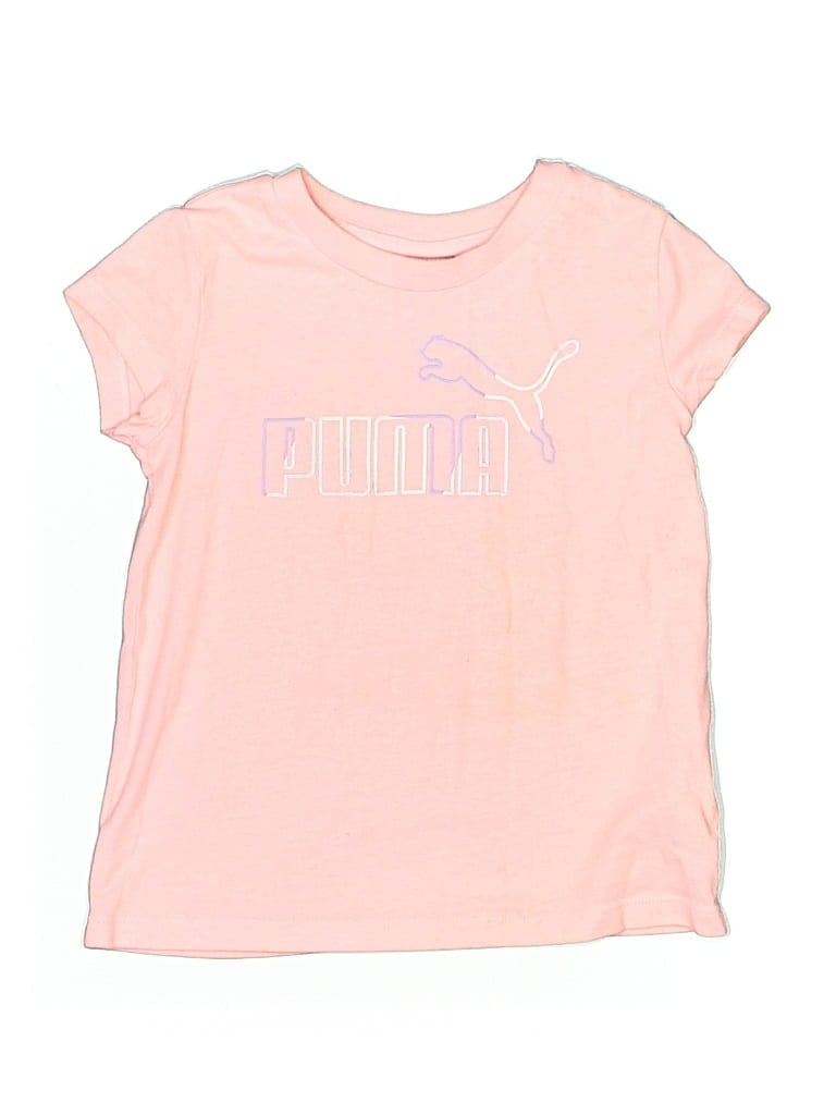 Pre-owned Puma Kids' Short Sleeve T-shirt In Pink