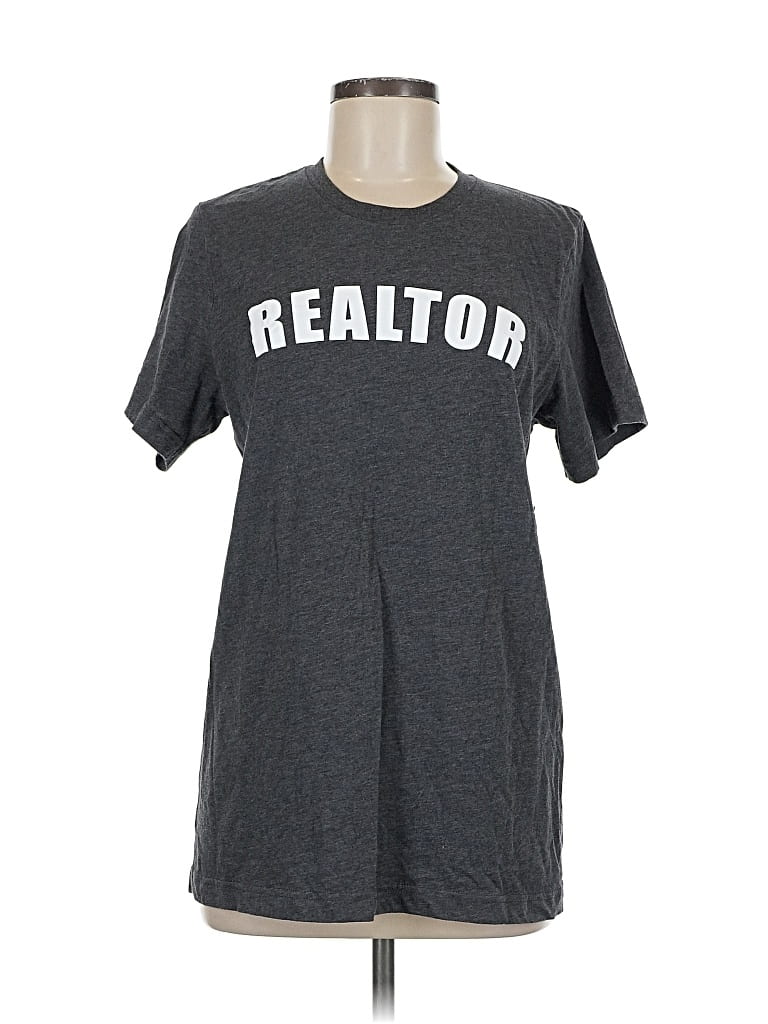 CANVAS Pre-owned Short Sleeve T-shirt In Gray