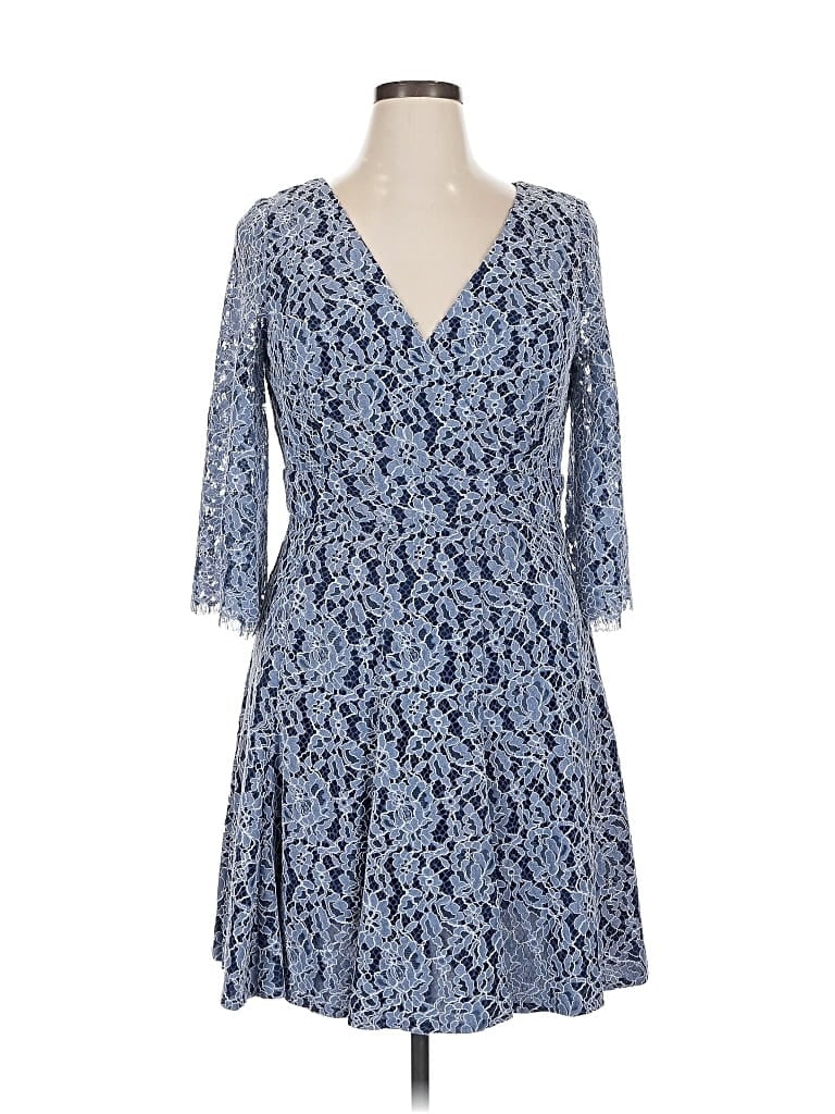 Click to view more detailed imagery on our partner's website Pre-owned Eliza J Cocktail Dress In Blue