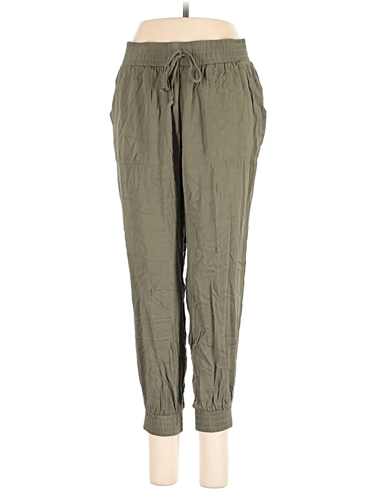 Pre-owned Hem & Thread Casual Pants In Green