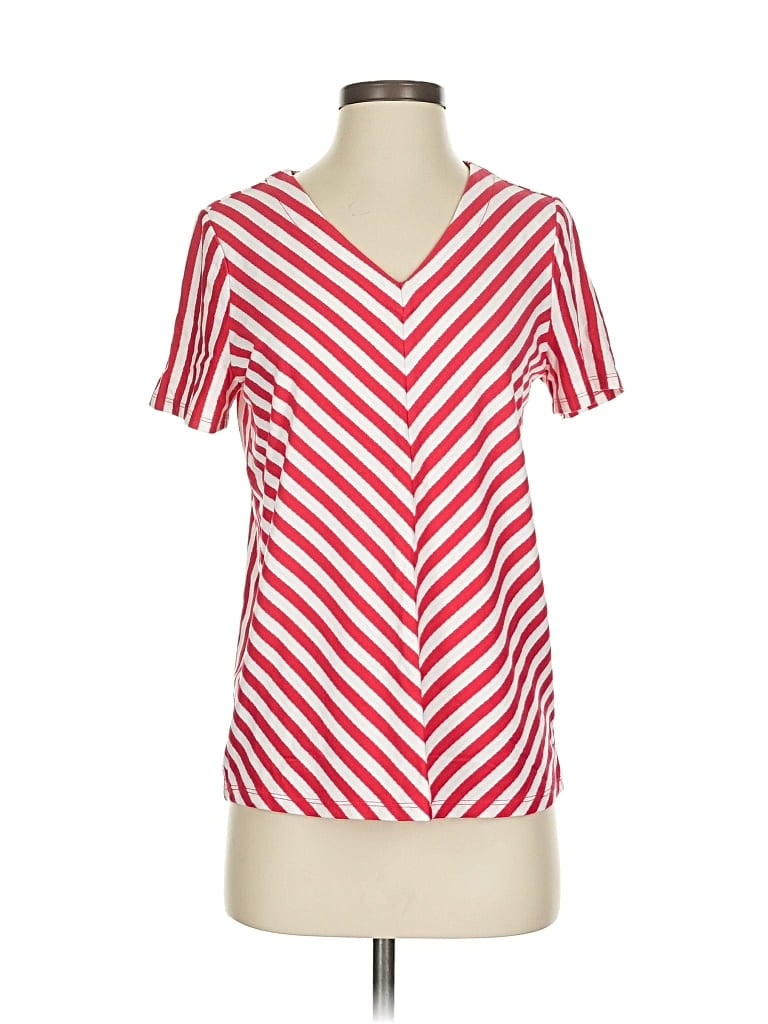 Pre-owned Any Body Short Sleeve T-shirt In Red
