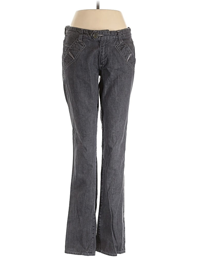 Pre-owned Paper Denim & Cloth Jeans In Gray