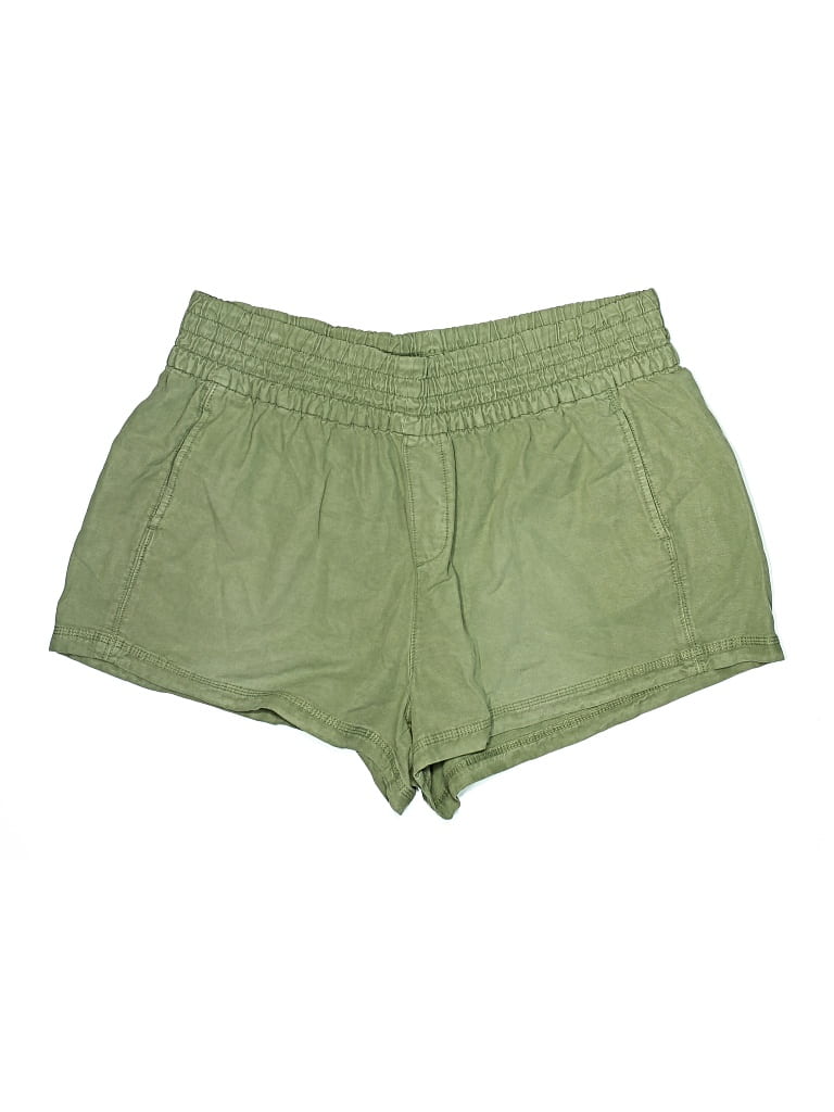 Pre-owned Aerie Khaki Shorts In Green