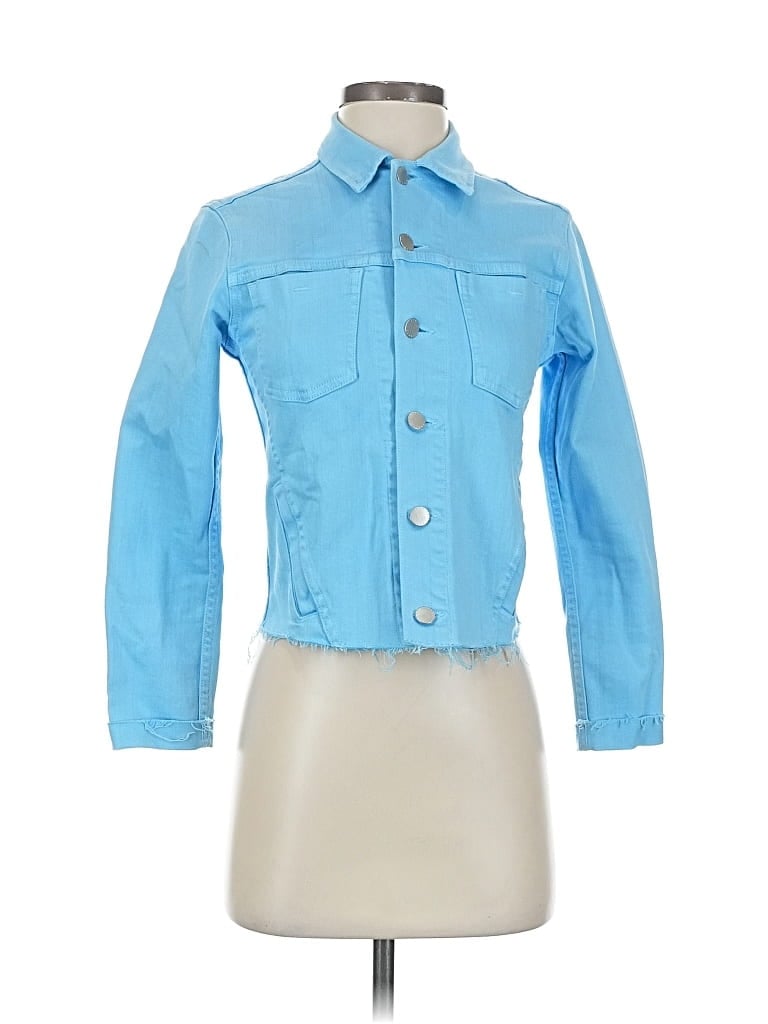 Pre-owned L'agence Denim Jacket In Blue