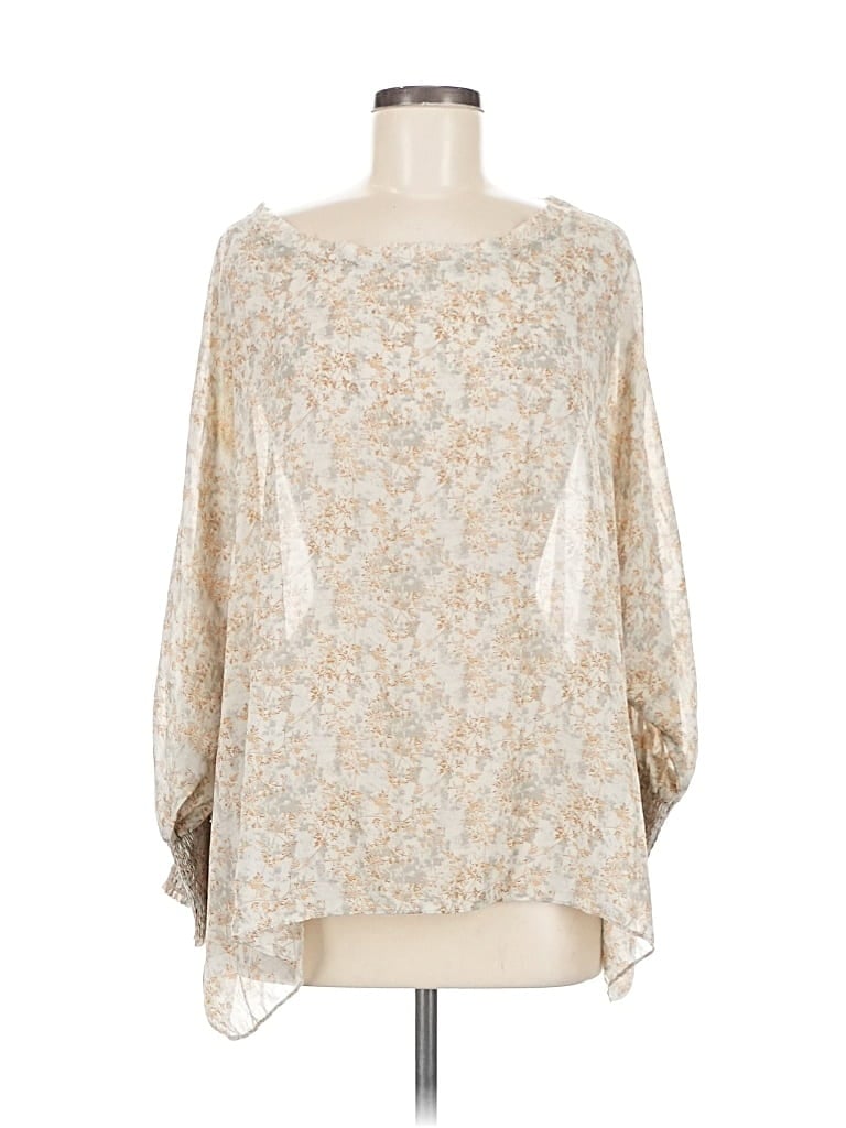 Click to view more detailed imagery on our partner's website Pre-owned Grade & Gather 3/4 Sleeve Blouse In White