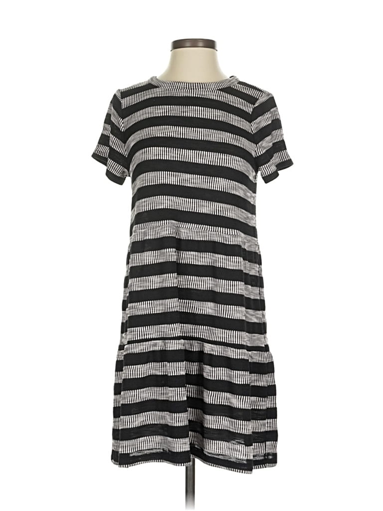 Pre-owned Ann Taylor Loft Casual Dress In Gray