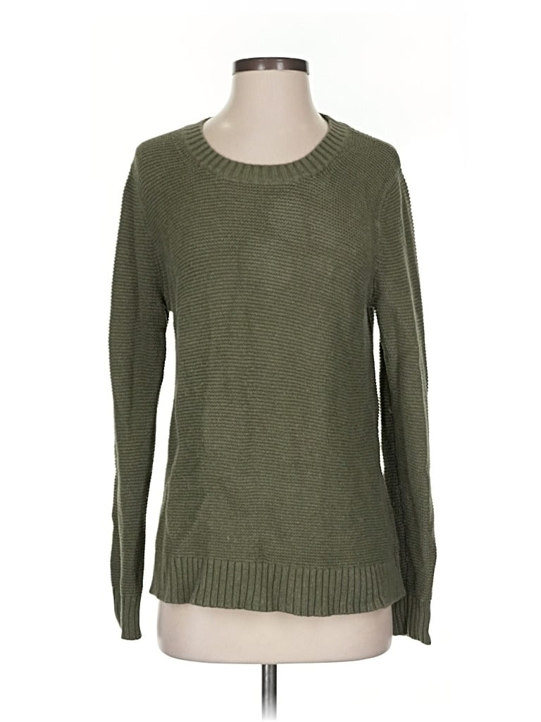 Pre-owned J.crew Mercantile Pullover Sweater In Green