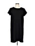 Chelsea28 Solid Black Casual Dress Size L - photo 1
