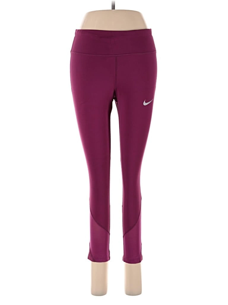 Pre-owned Nike Active Pants In Purple