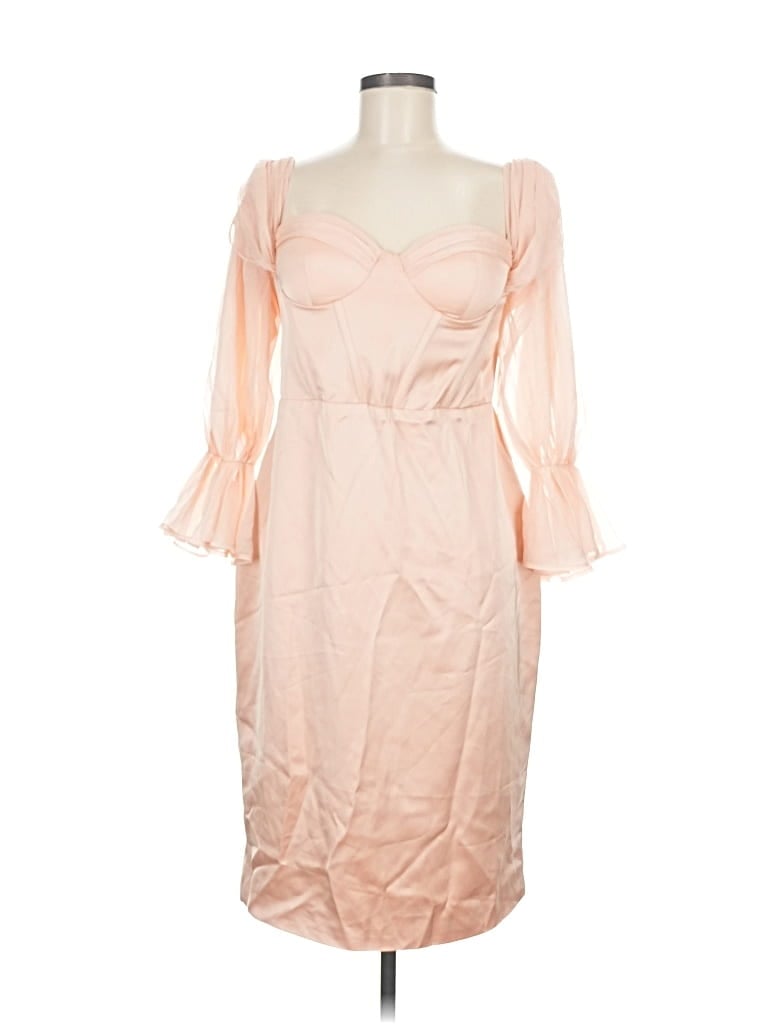 Miss Circle Cocktail Dress In Pink