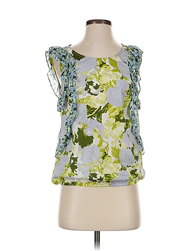 GIANNI BINI Pre-owned Sleeveless Blouse In Green