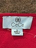 CeCe Burgundy 3/4 Sleeve Blouse Size S - photo 7
