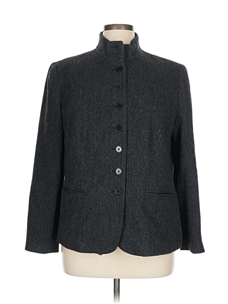 Pre-owned Polo Ralph Lauren Wool Blazer Jacket In Black