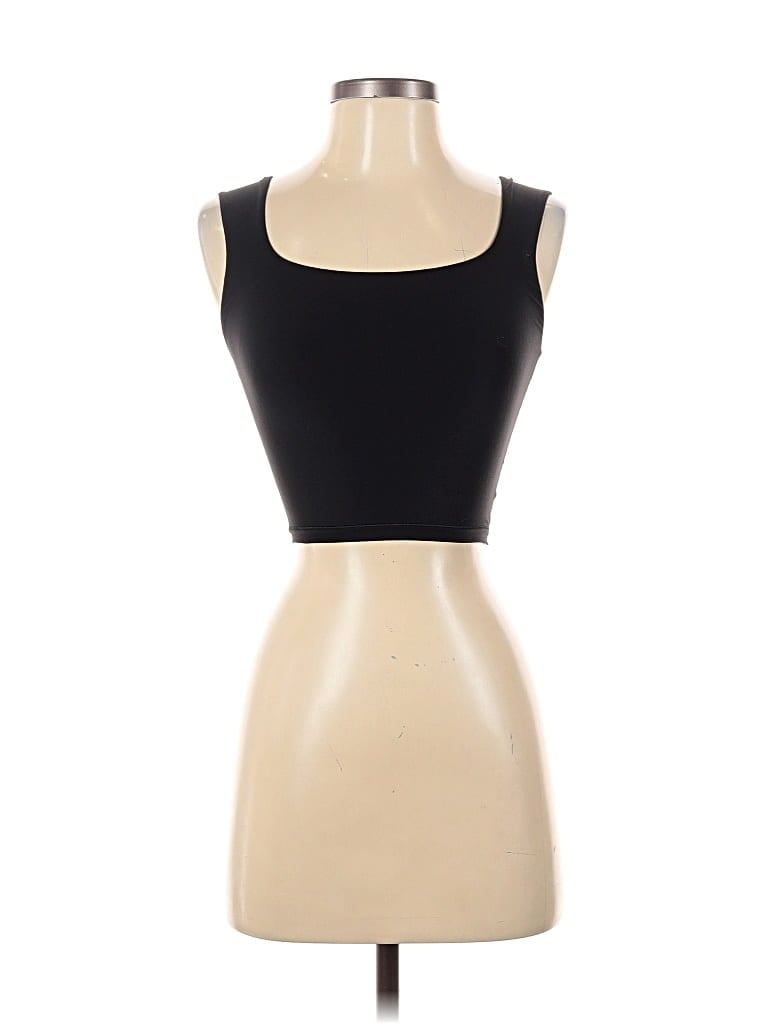 Pre-owned Aerie Tank Top Black Strapless Neckline Tops