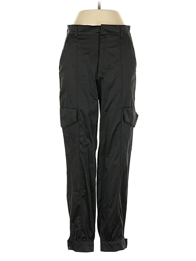 Pre-owned Zara Cargo Pants In Black