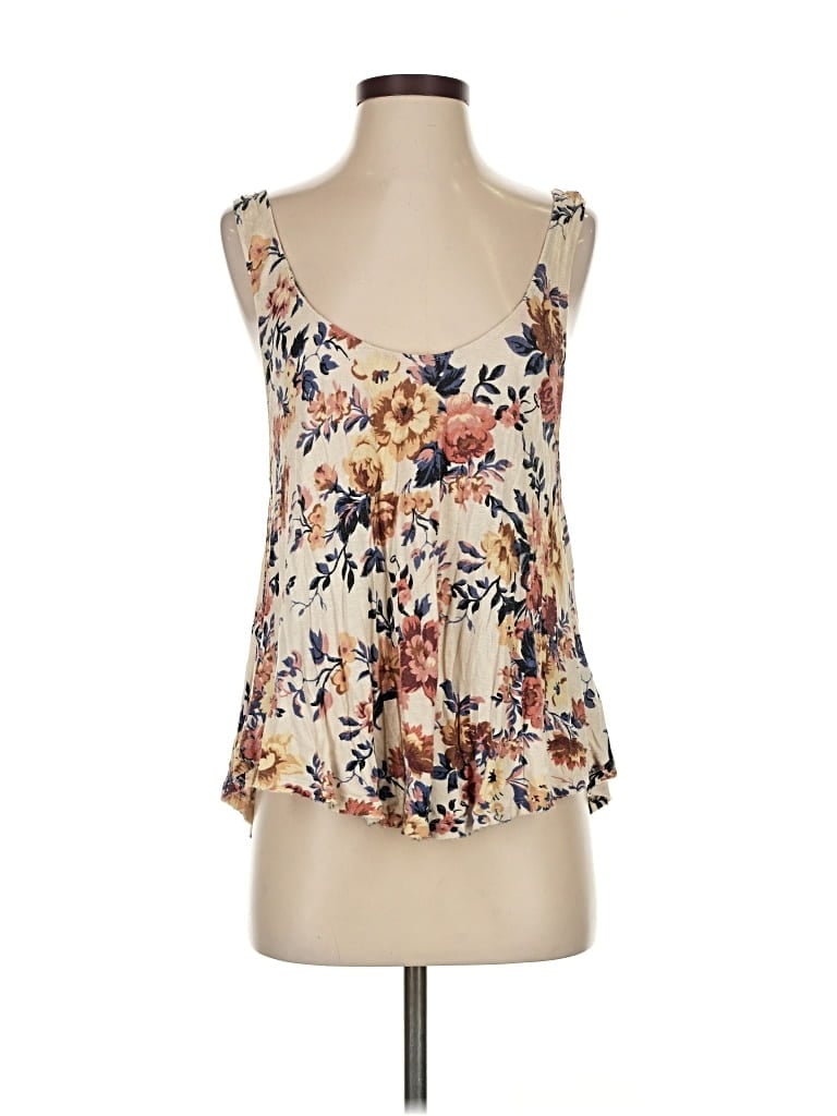 Pre-owned American Eagle Outfitters Sleeveless Blouse In White