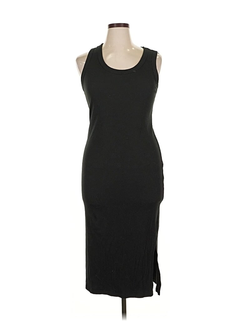 Pre-owned Real Essentials Casual Dress In Black