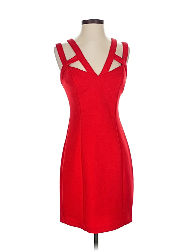 GUESS Pre-owned Cocktail Dress In Red
