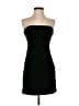 Zara 100% Polyester Solid Black Cocktail Dress Size S - photo 1