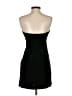 Zara 100% Polyester Solid Black Cocktail Dress Size S - photo 2