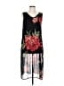Coldwater Creek Graphic Black Cocktail Dress Size 10 (petite) - photo 1