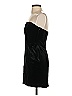 Zara 100% Polyester Solid Black Cocktail Dress Size S - photo 5