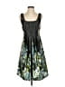 Maurices 100% Polyester Tropical Green Cocktail Dress Size 5 - 6 - photo 1