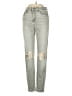 7 For All Mankind Hearts Gray Jeans Size 25 waist - photo 1