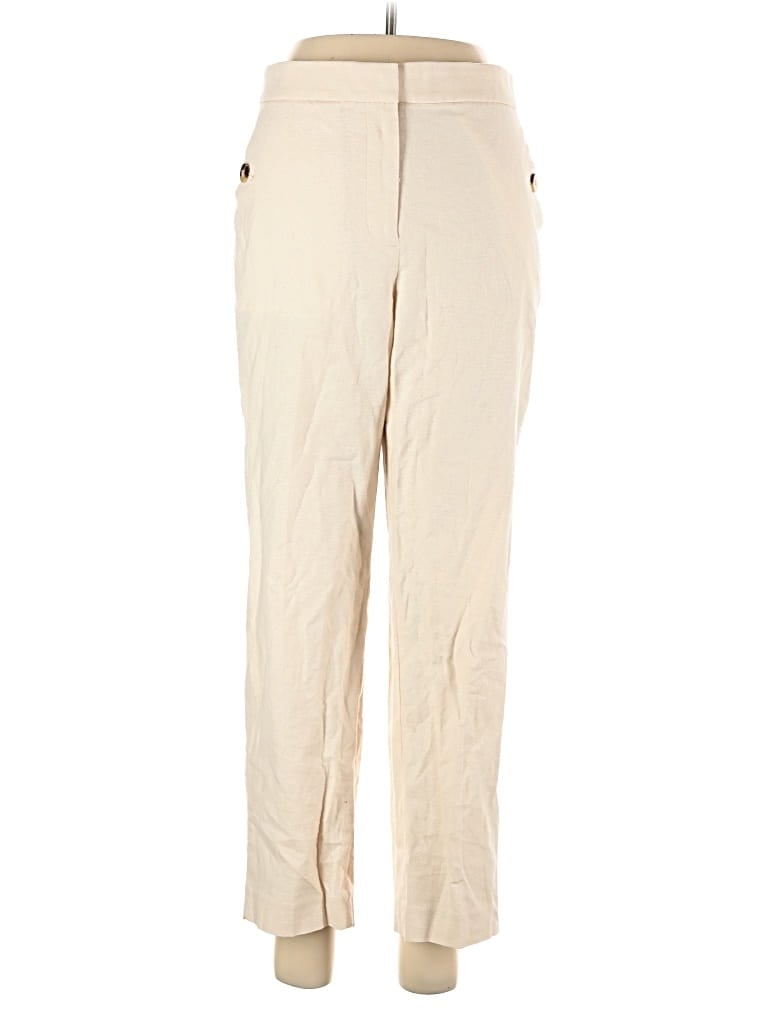J.crew Factory Store Linen Pants In Neutral