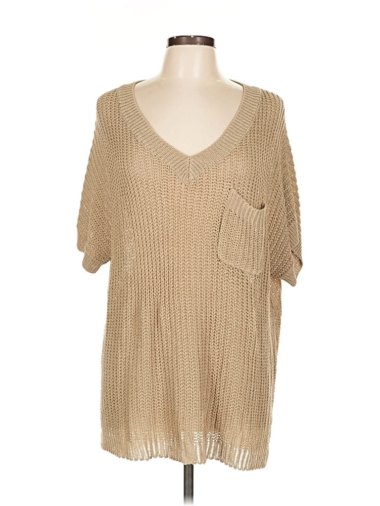 Pre-owned Bibi Pullover Sweater In Brown
