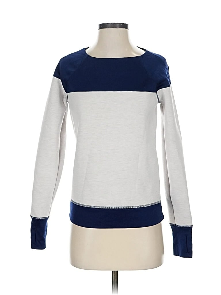 Click to view more detailed imagery on our partner's website Pre-owned Athleta Pullover Sweater In Blue