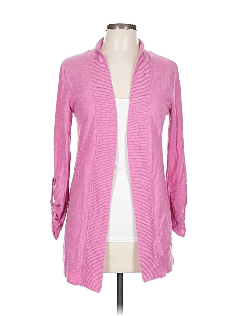 Pre-owned Esprit Cardigan Sweater In Pink