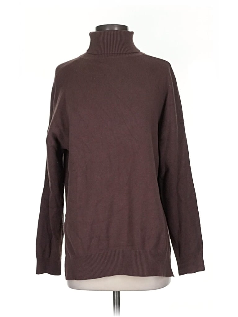 Pre-owned Commense Turtleneck Sweater In Brown
