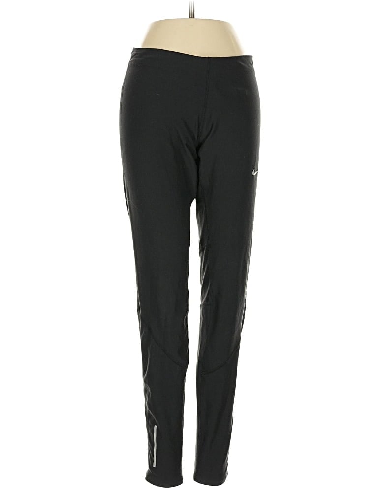 Pre-owned Nike Active Pants In Black