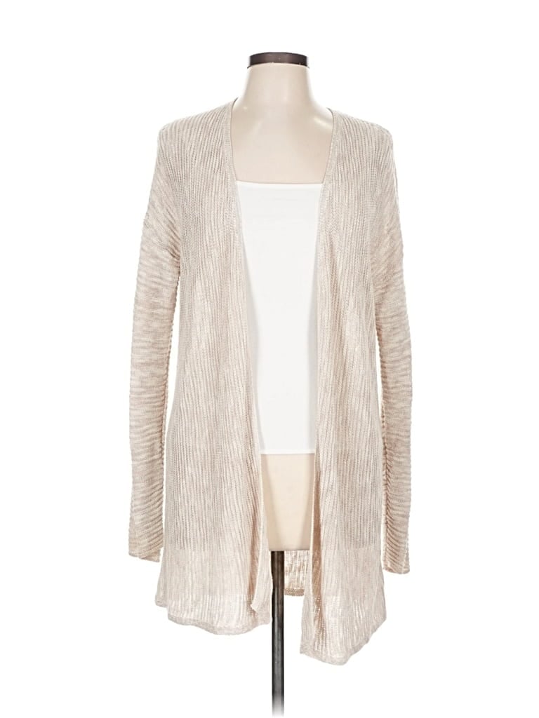 Pre-owned Tahari Cardigan Sweater In White